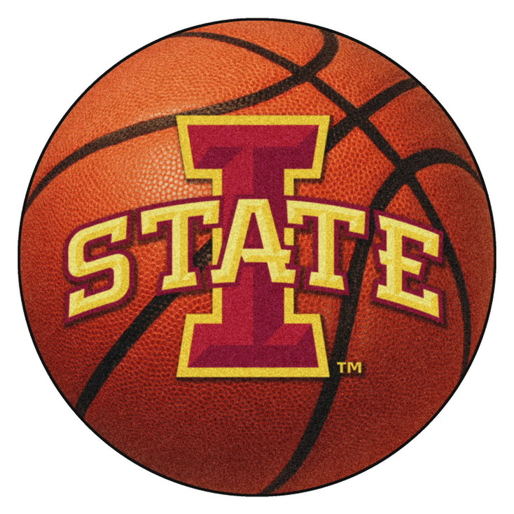 27" Iowa State University Basketball Style Round Mat