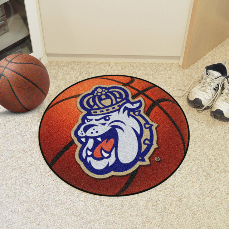 27" James Madison University Basketball Style Round Mat