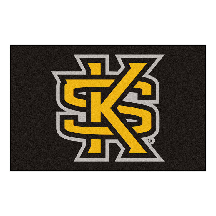 19" x 30" Kennesaw State University Black Rectangle Starter Mat