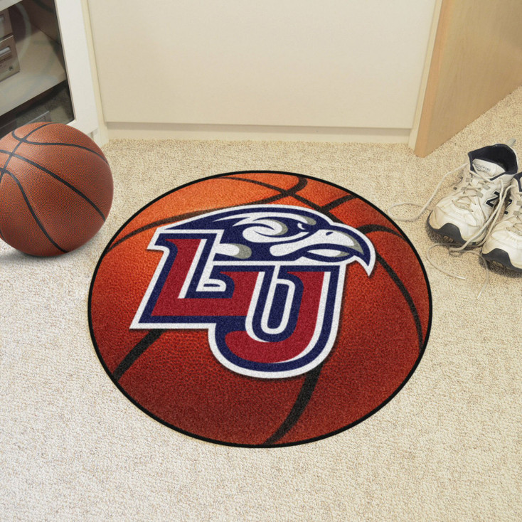 27" Liberty University Basketball Style Round Mat