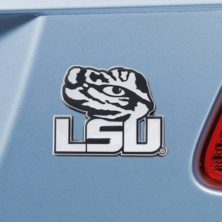 Louisiana State University Chrome Emblem, Set of 2