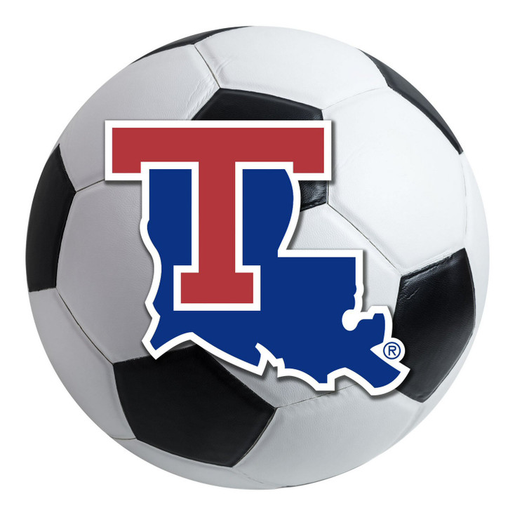 27" Louisiana Tech University Soccer Ball Round Mat