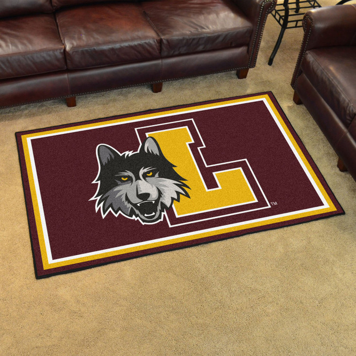 4' x 6' Loyola University Chicago Maroon Rectangle Rug