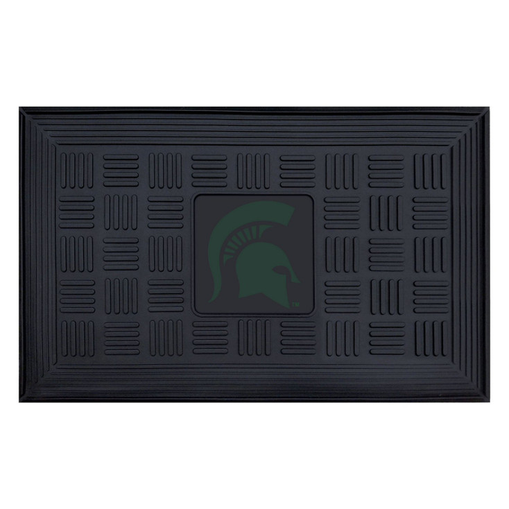 19.5" x 31.25" Michigan State University Medallion Rectangle Door Mat