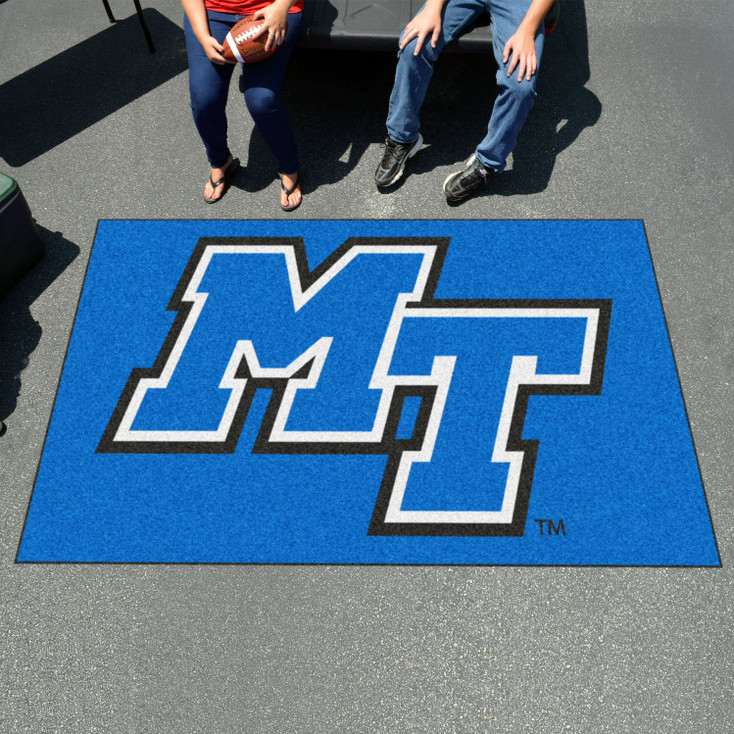 59.5" x 94.5" Middle Tennessee State University Blue Rectangle Ulti Mat