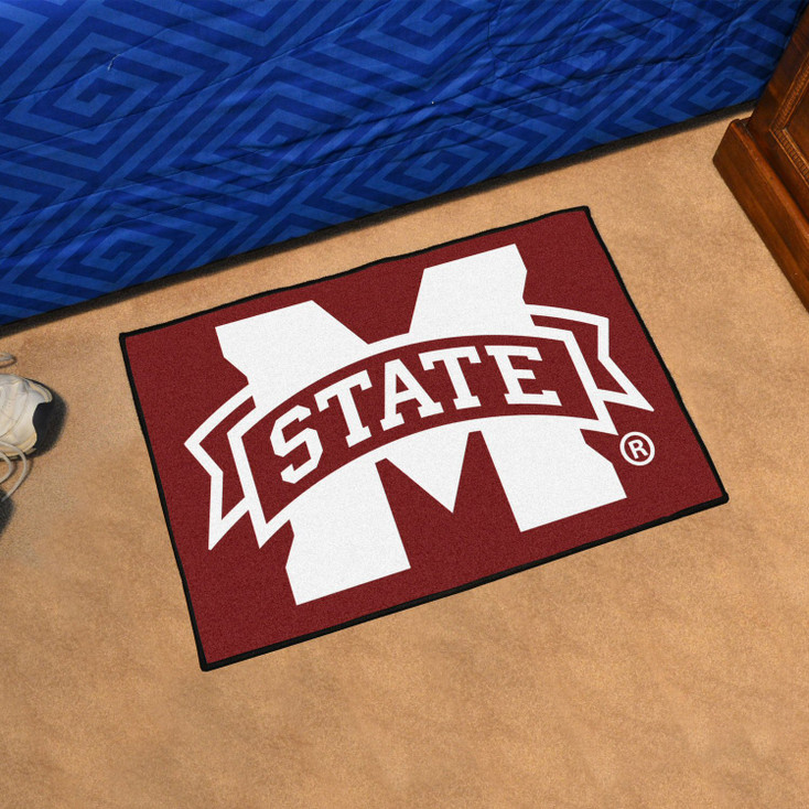 19" x 30" Mississippi State University Maroon Rectangle Starter Mat