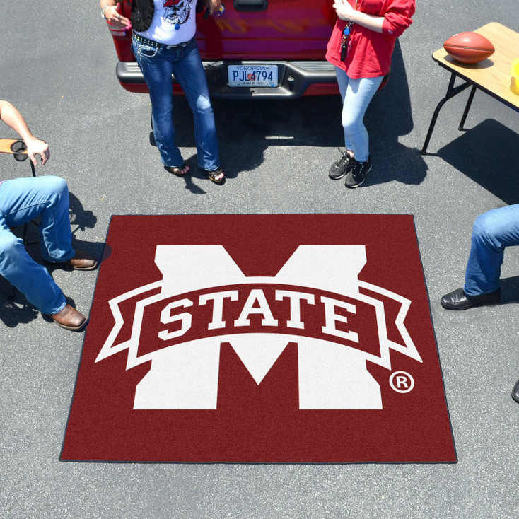 59.5" x 71" Mississippi State University Maroon Tailgater Mat