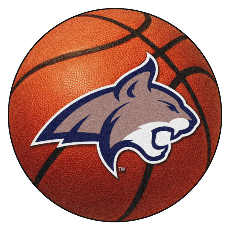 27" Montana State University Basketball Style Round Mat