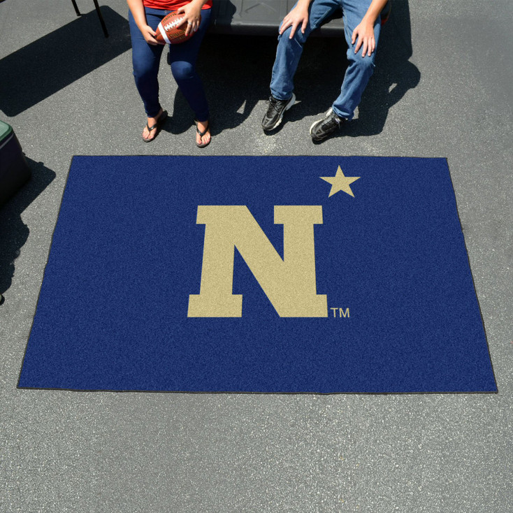 59.5" x 94.5" U.S. Naval Academy Navy Blue Rectangle Ulti Mat