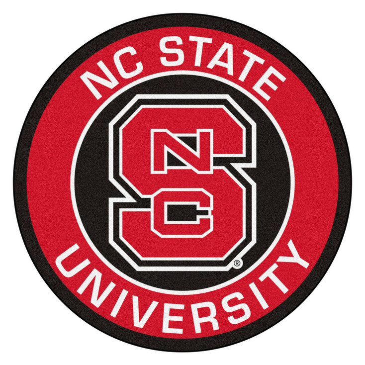27" North Carolina State University Roundel Round Mat