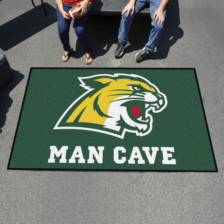 59.5" x 94.5" Northern Michigan University Man Cave Green Rectangle Ulti Mat