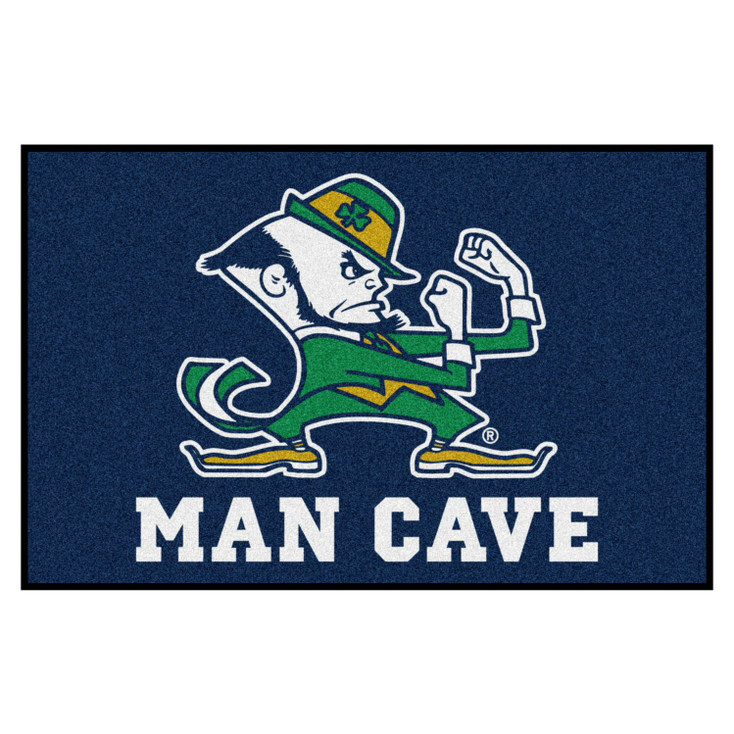 19" x 30" Notre Dame Fighting Irish Logo Man Cave Starter Rectangle Mat