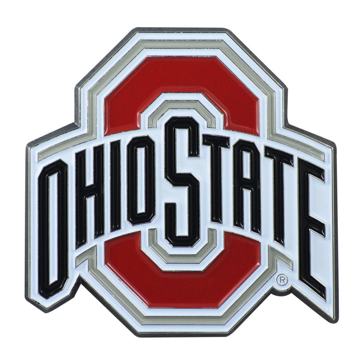Ohio State University Red Color Emblem, Set of 2