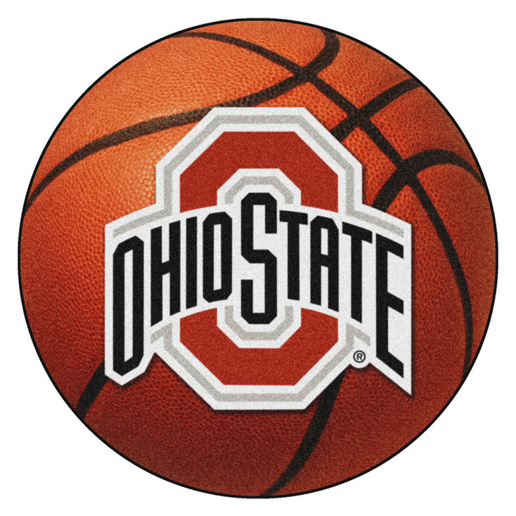 27" Ohio State University Basketball Style Round Mat