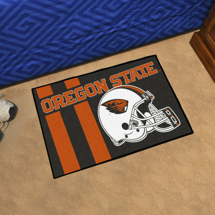 19" x 30" Oregon State University Uniform Black Rectangle Starter Mat