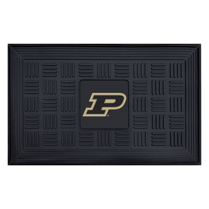 19.5" x 31.25" Purdue University Medallion Rectangle Door Mat