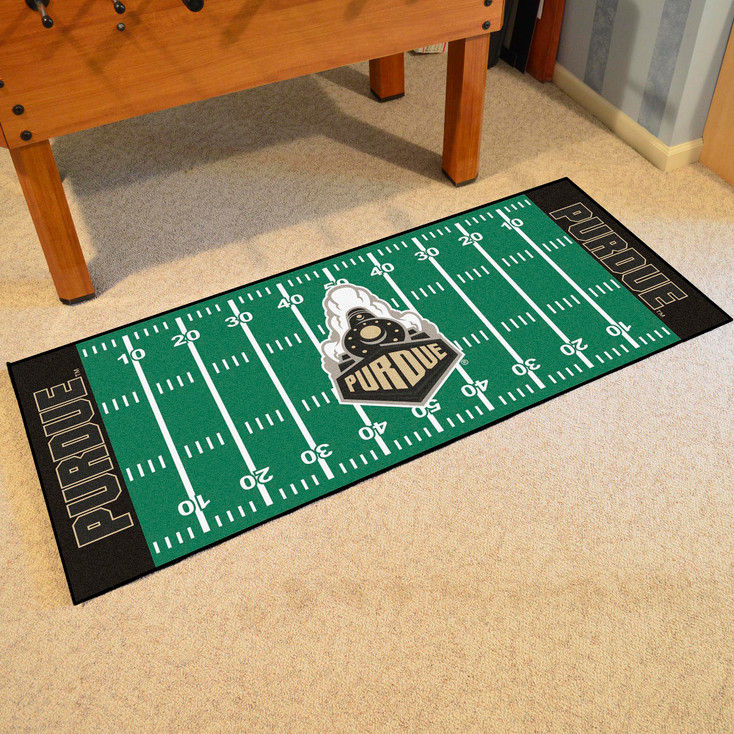 30" x 72" Purdue University Football Field Rectangle Runner Mat