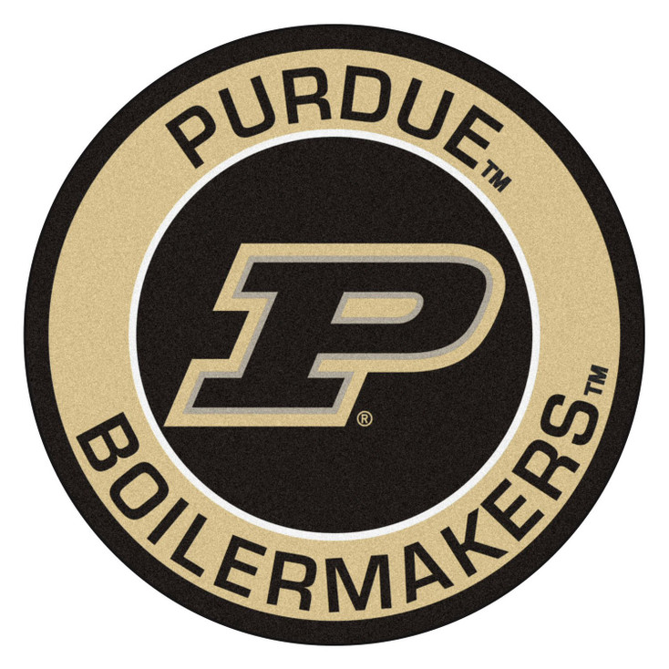 27" Purdue University Roundel Round Mat