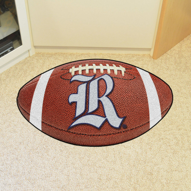 20.5" x 32.5" Rice University Football Shape Mat
