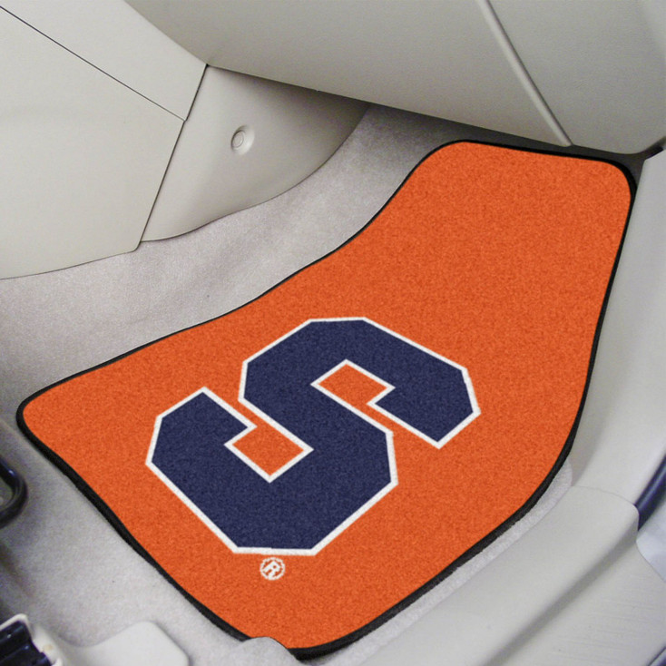 Syracuse University Carpet Car Mat, Set of 2