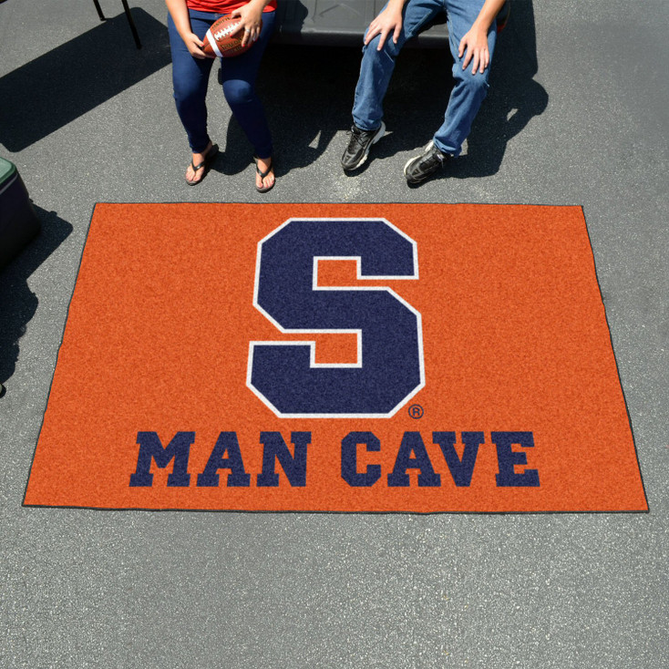 59.5" x 94.5" Syracuse University Man Cave Orange Rectangle Ulti Mat