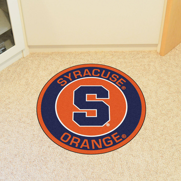 27" Syracuse University Roundel Round Mat