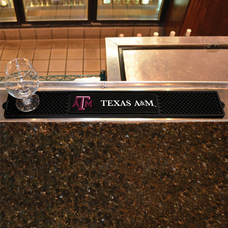 Texas A&M University Vinyl Drink Mat