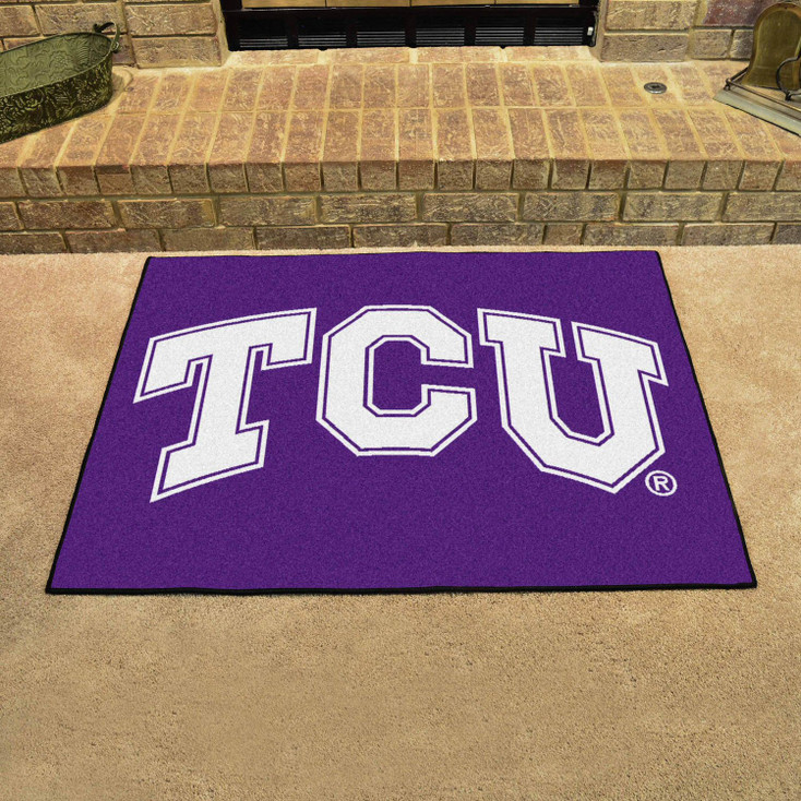 33.75" x 42.5" Texas Christian University All Star Purple Rectangle Mat