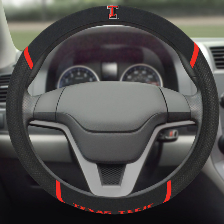 Texas Tech University Steering Wheel Cover