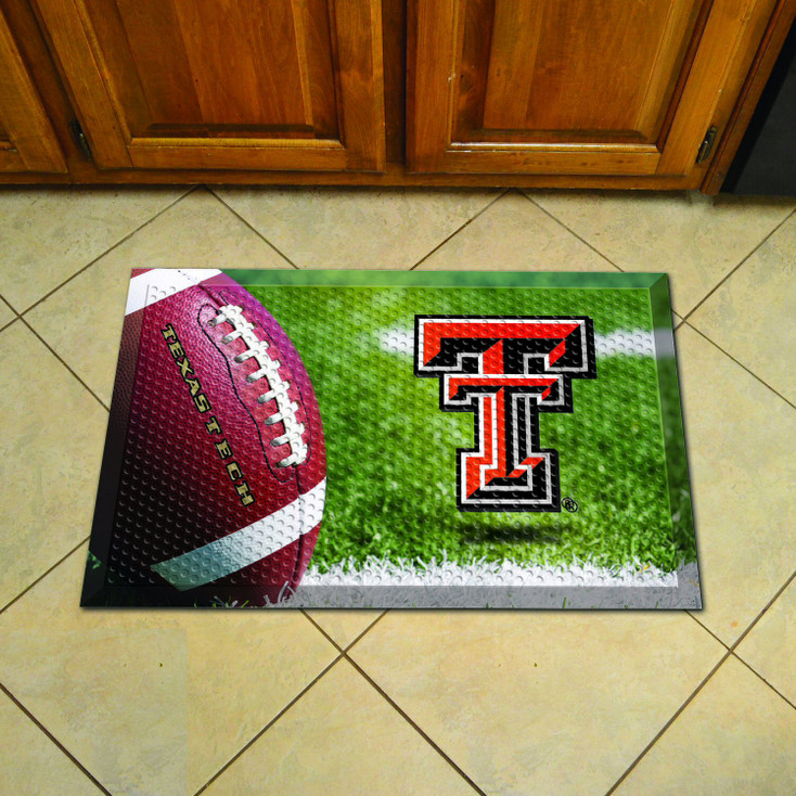 19" x 30" Texas Tech University Rectangle Scraper Mat - "TT" Logo