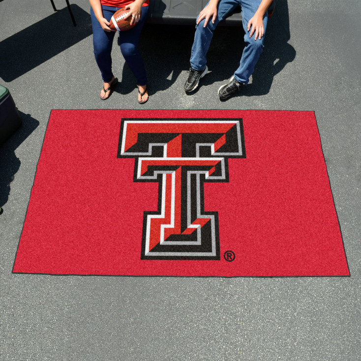 59.5" x 94.5" Texas Tech University Red Rectangle Ulti Mat