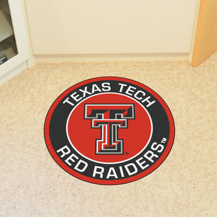 27" Texas Tech University Roundel Round Mat