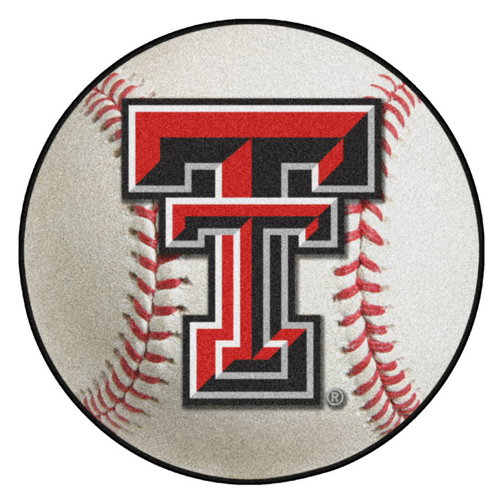 27" Texas Tech University Baseball Style Round Mat
