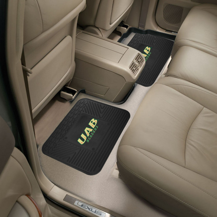 University of Alabama at Birmingham Heavy Duty Vinyl Car Utility Mats, Set of 2