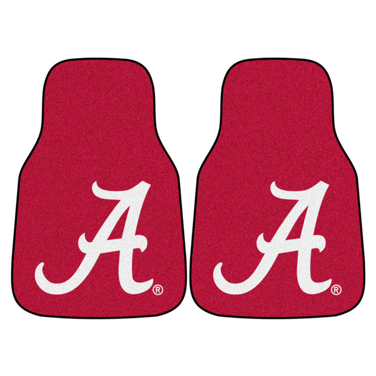 University of Alabama Carpet Car Mat, Set of 2