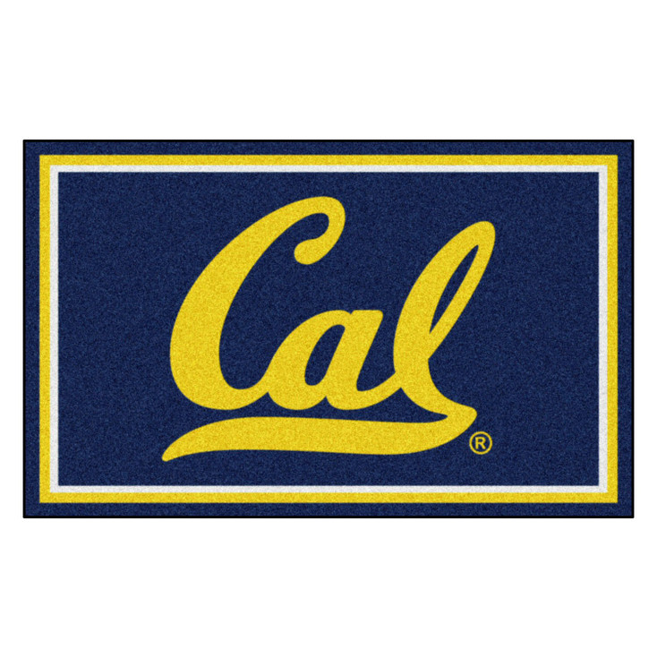 4' x 6' University of California - Berkeley Blue Rectangle Rug