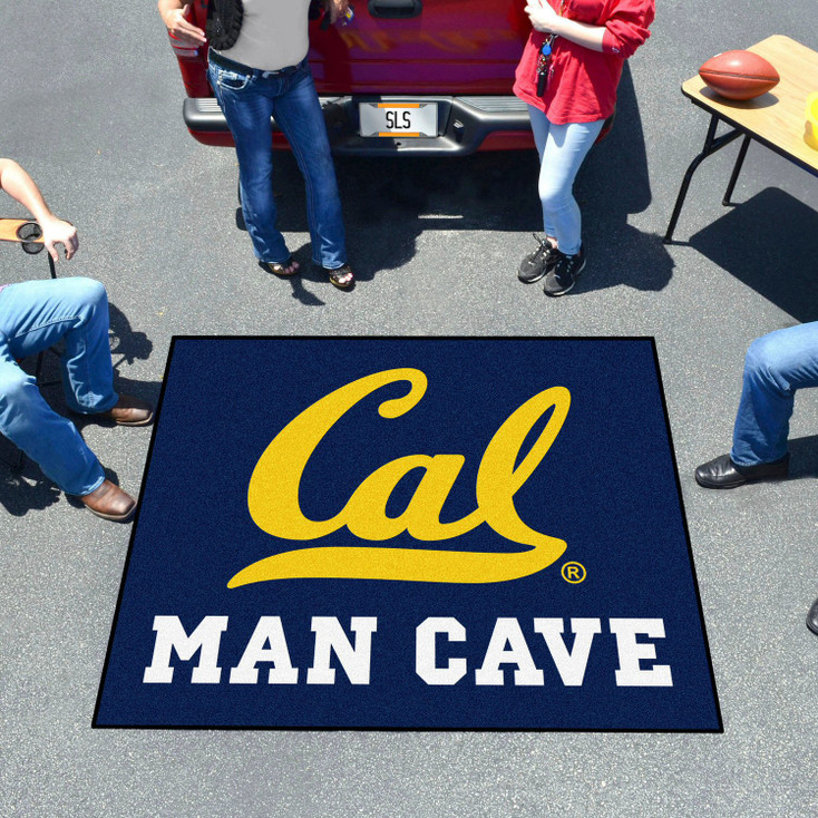 59.5" x 71" University of California - Berkeley Man Cave Tailgater Blue Rectangle Mat