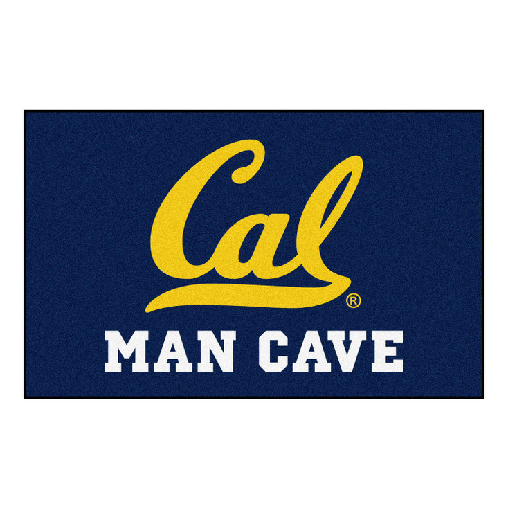 59.5" x 94.5" University of California - Berkeley Man Cave Blue Rectangle Ulti Mat