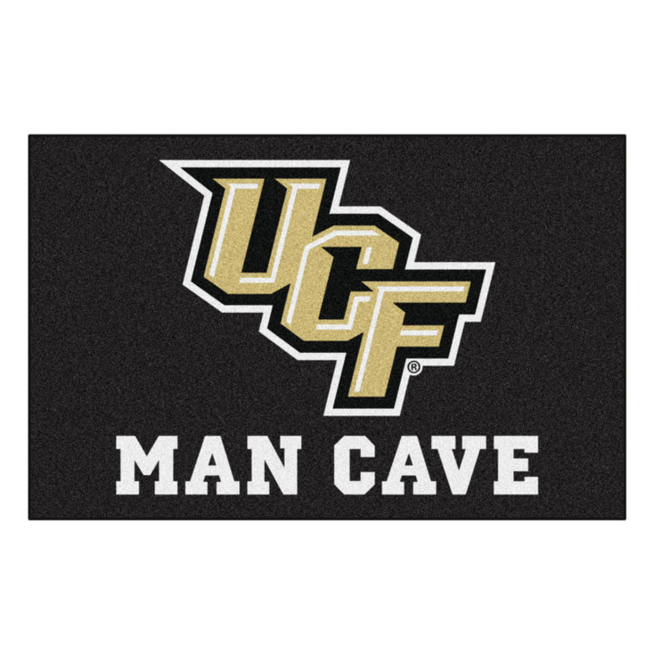 19" x 30" University of Central Florida Man Cave Starter Black Rectangle Mat