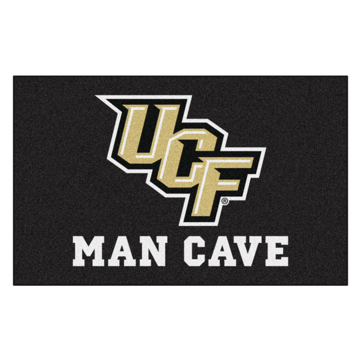 59.5" x 94.5" University of Central Florida Man Cave Black Rectangle Ulti Mat