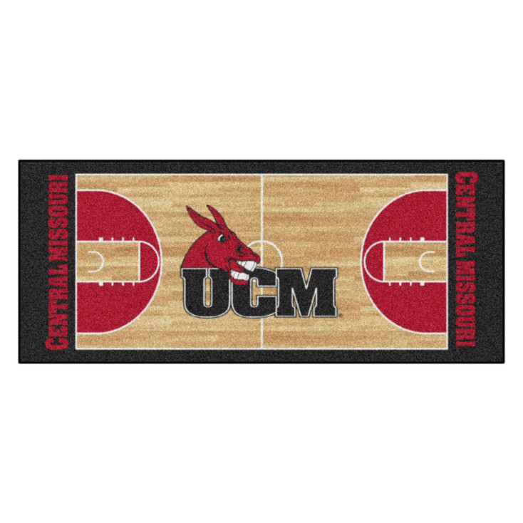 30" x 72" University of Central Missouri NCAA Basketball Rectangle Runner Mat