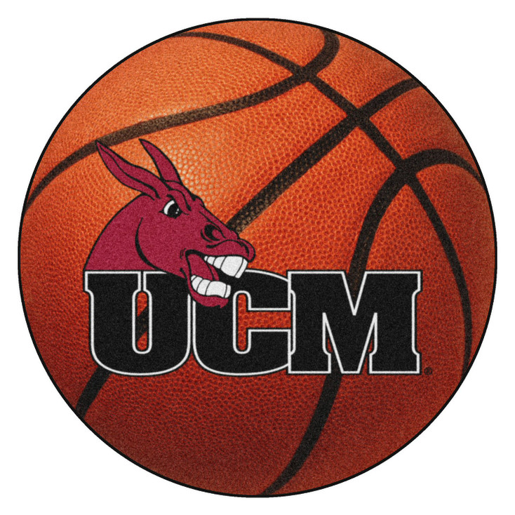 27" University of Central Missouri Basketball Style Round Mat