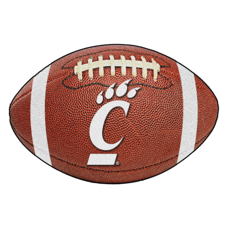 20.5" x 32.5" University of Cincinnati Football Shape Mat