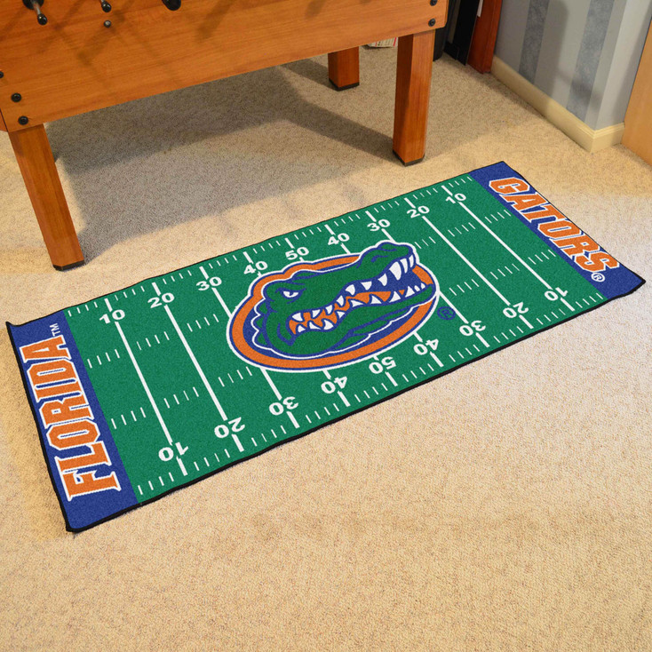 30" x 72" University of Florida Football Field Rectangle Runner Mat