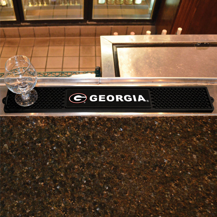 University of Georgia Vinyl Drink Mat