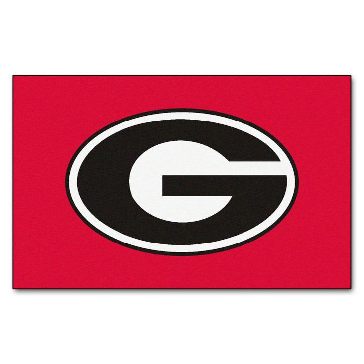 59.5" x 94.5" University of Georgia Red Rectangle Ulti Mat