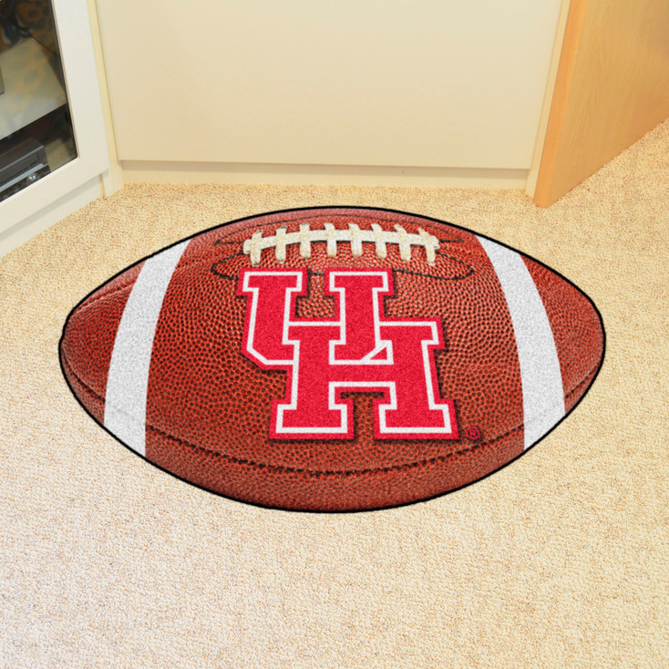 20.5" x 32.5" University of Houston Football Shape Mat