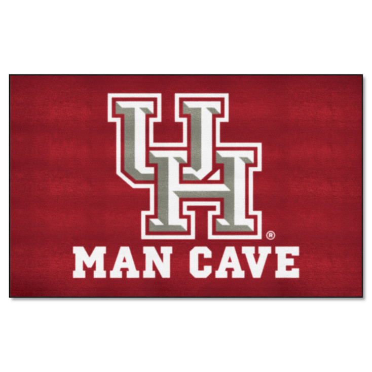 59.5" x 94.5" University of Houston Man Cave Red Rectangle Ulti Mat