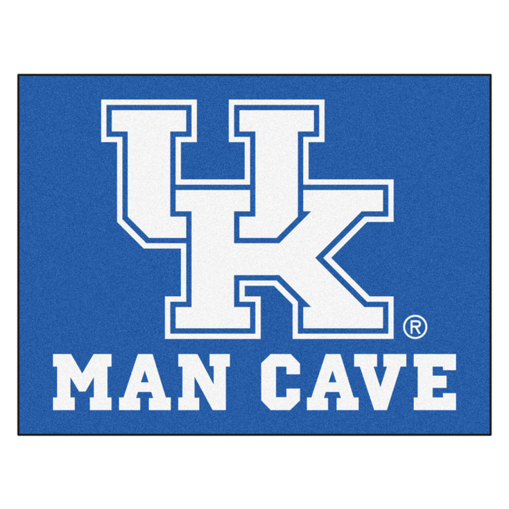 33.75" x 42.5" University of Kentucky Man Cave All-Star Blue Rectangle Mat