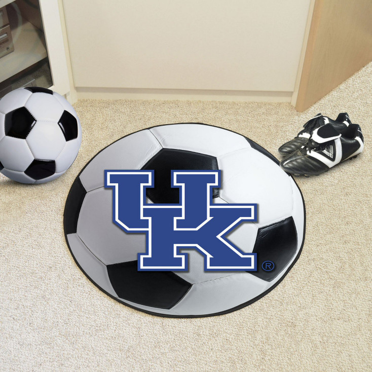 27" University of Kentucky Soccer Ball Round Mat